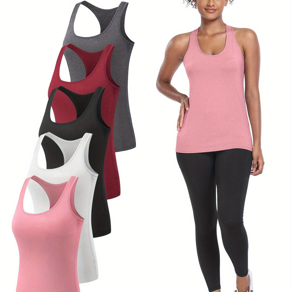 Compression Racerback Tank Set