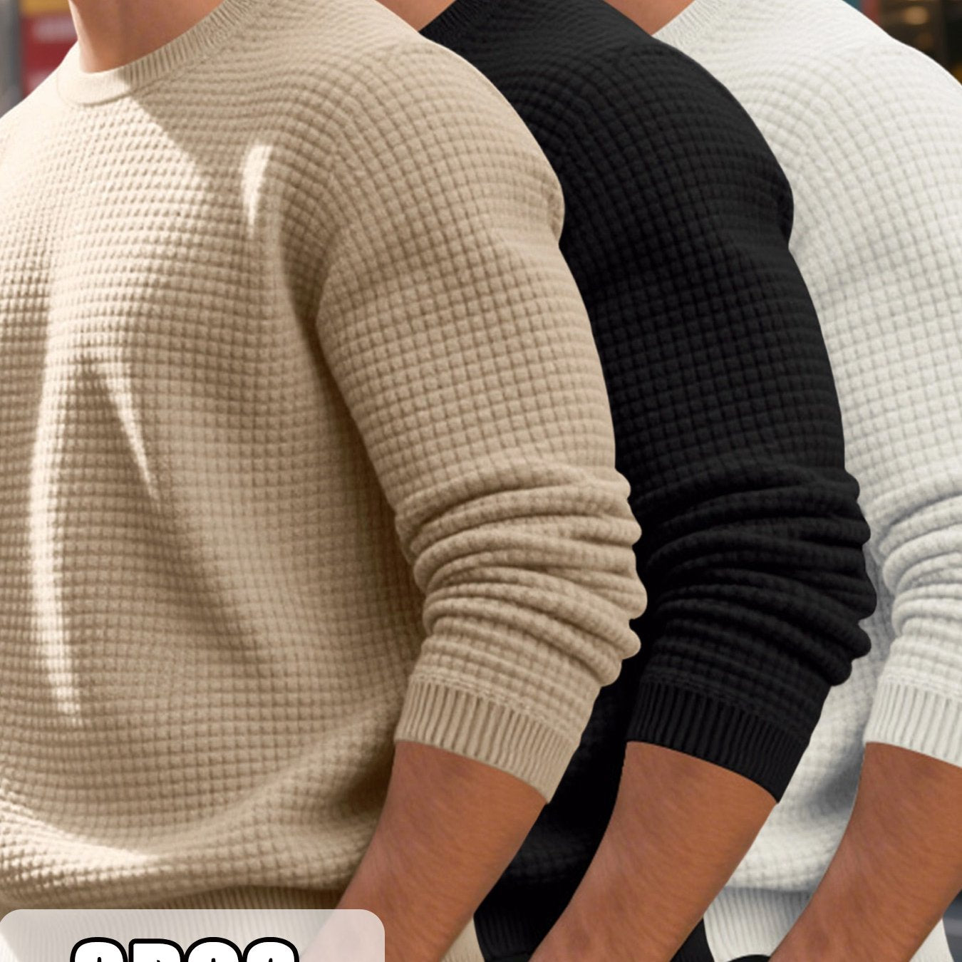 Solid Trio Knit Pullovers