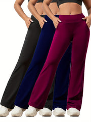 Women’s High-Waisted Yoga Pants with Pockets