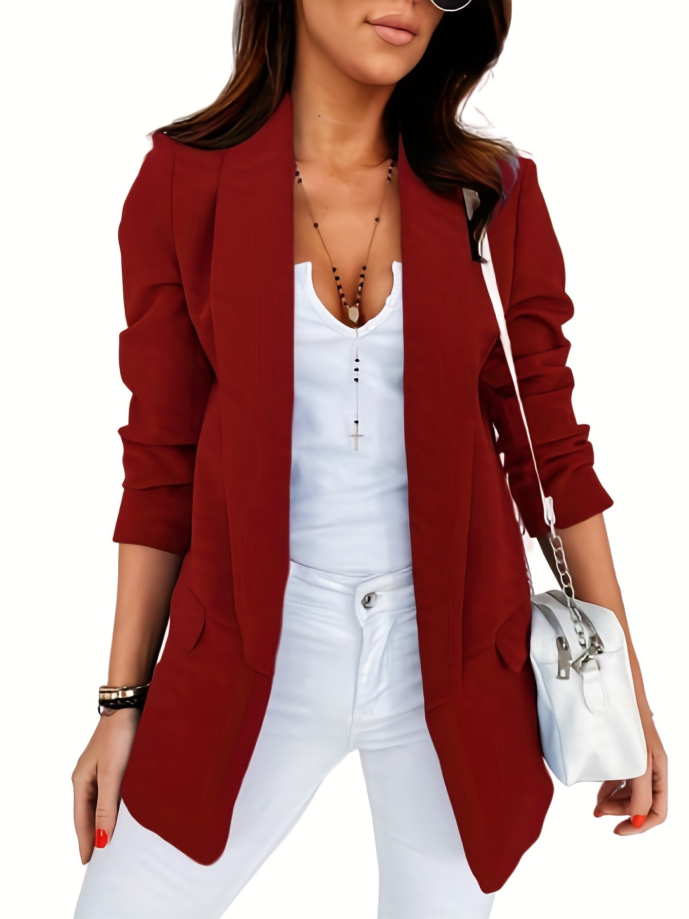 Loose V Pocket Blazer