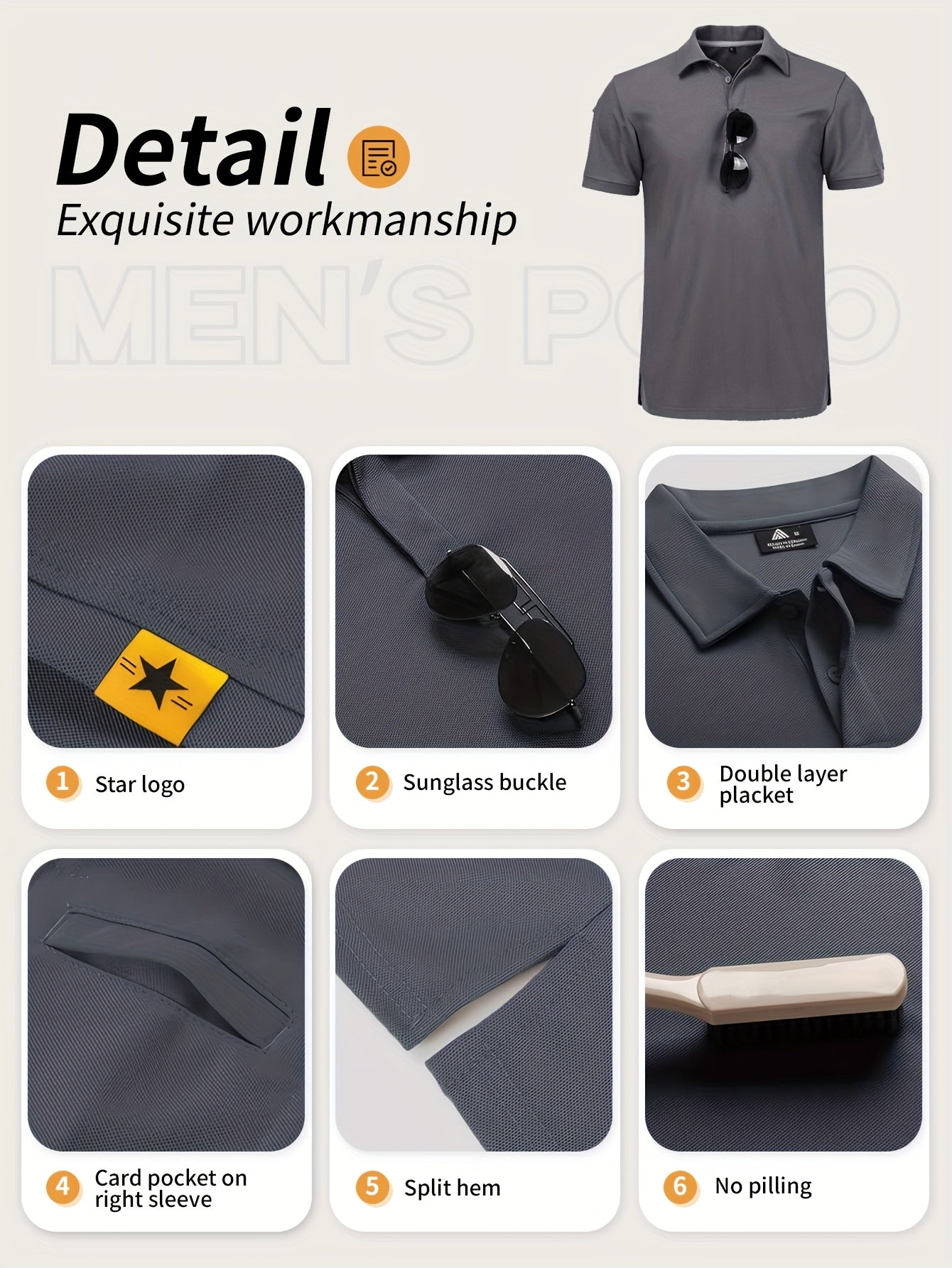 Quick Dry Mens Polo Trio