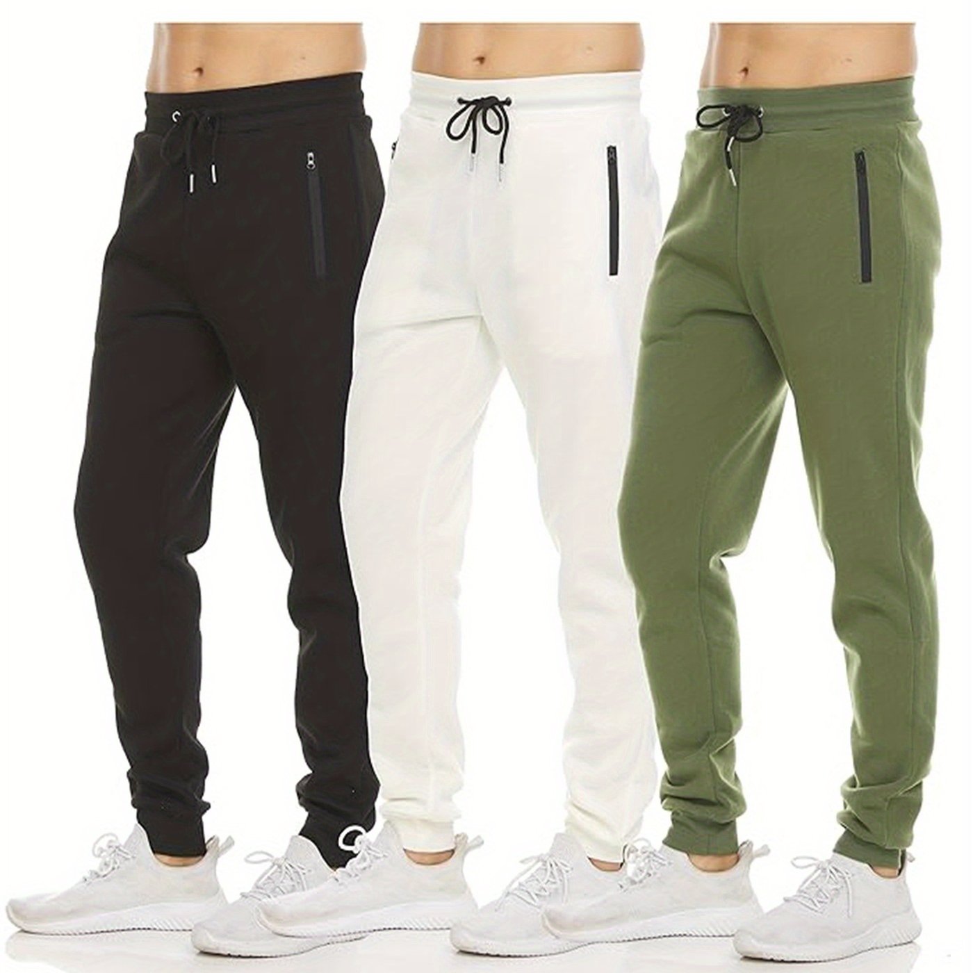 Men’s Fleece Sweatpants – 3-Piece Set