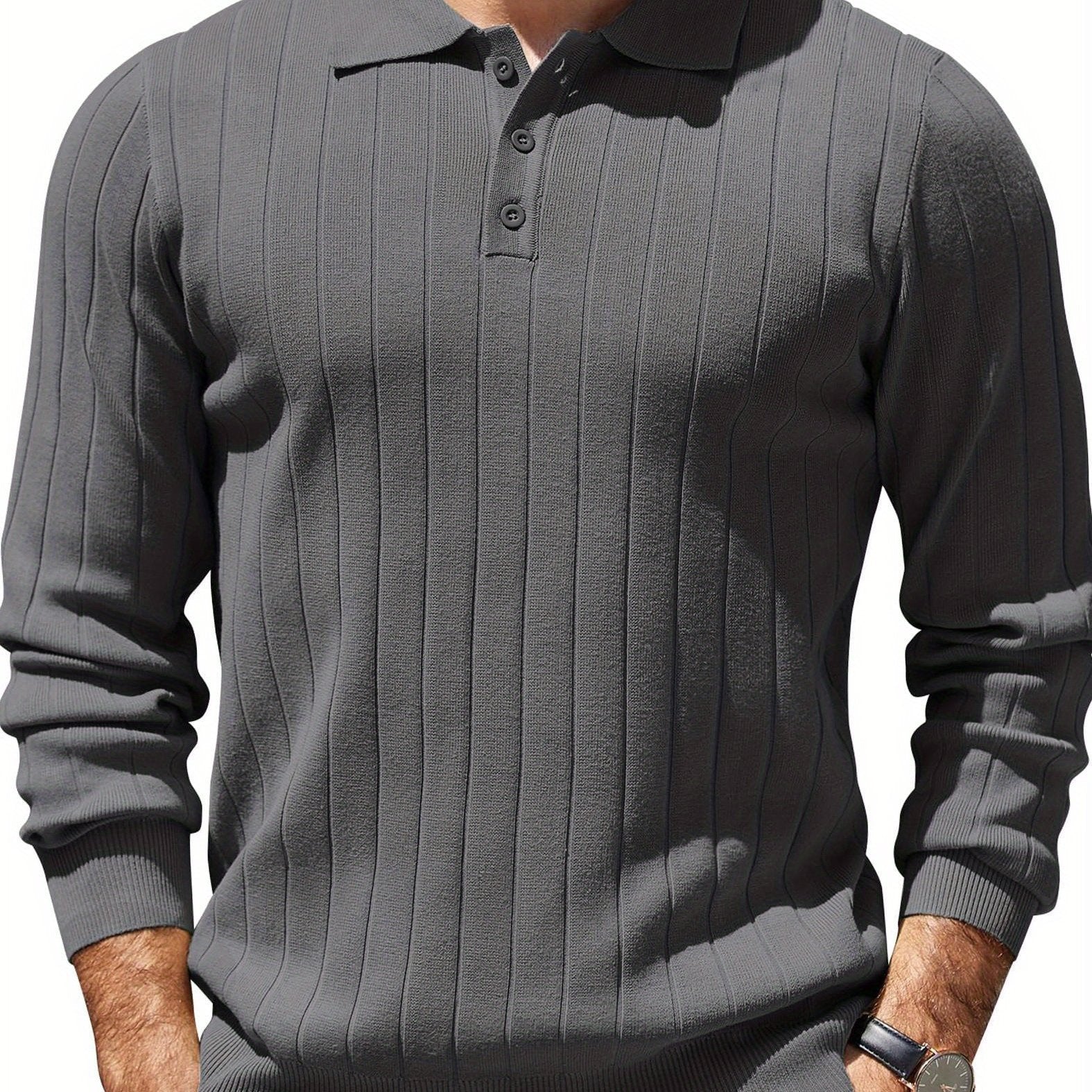 Soft Polo Knit Pullover