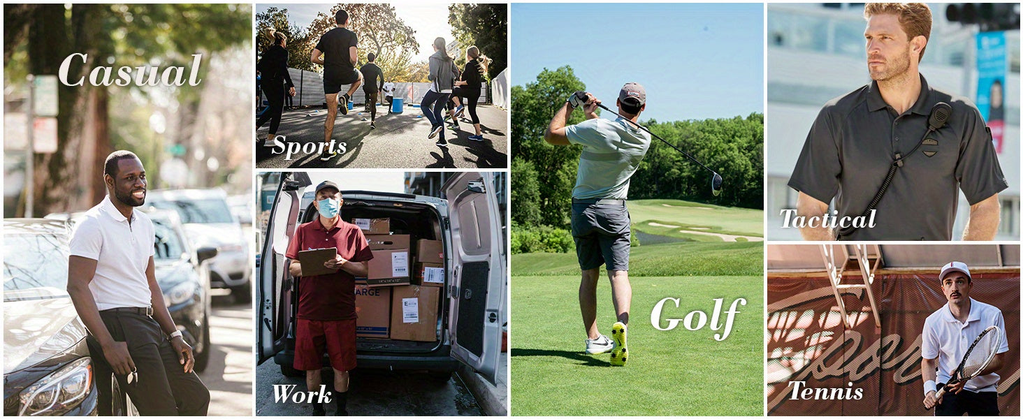 Quick Dry Mens Polo Duo