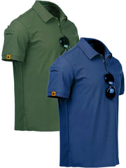 Quick Dry Mens Polo Duo
