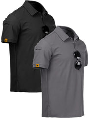 Quick Dry Mens Polo Duo