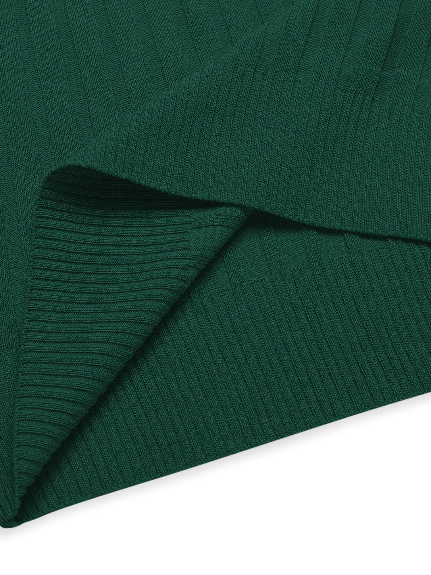 Zipper Knit Mens Polo Shirt