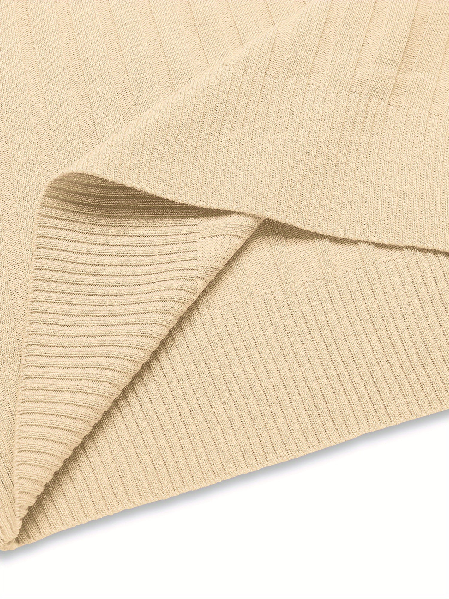 Zipper Knit Mens Polo Shirt