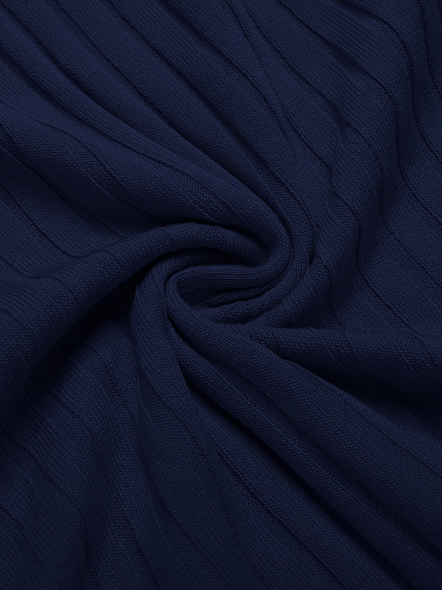 Zipper Knit Mens Polo Shirt