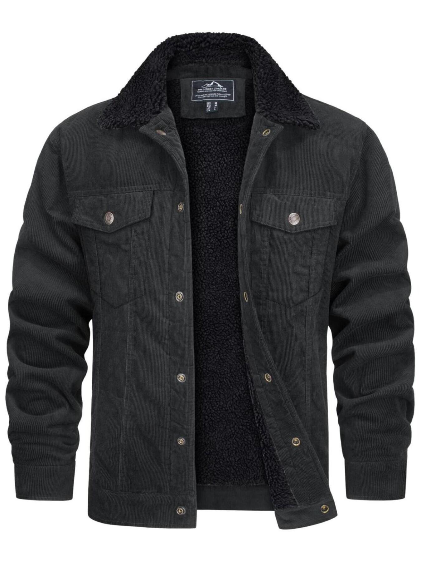 Men’s Cotton Corduroy Cargo Jacket