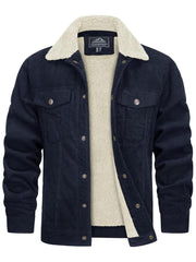 Men’s Cotton Corduroy Cargo Jacket