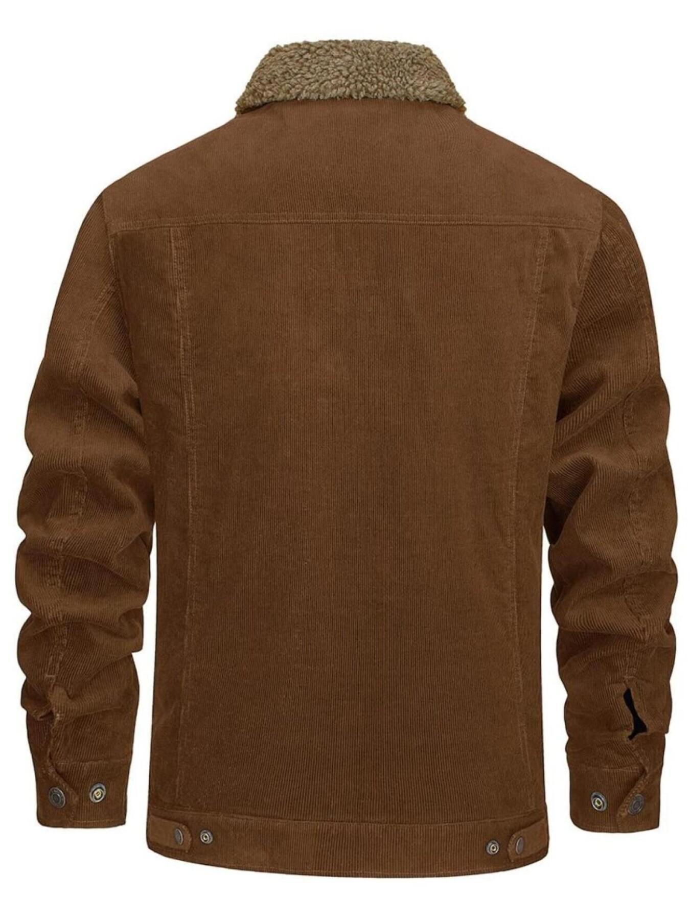 Men’s Cotton Corduroy Cargo Jacket