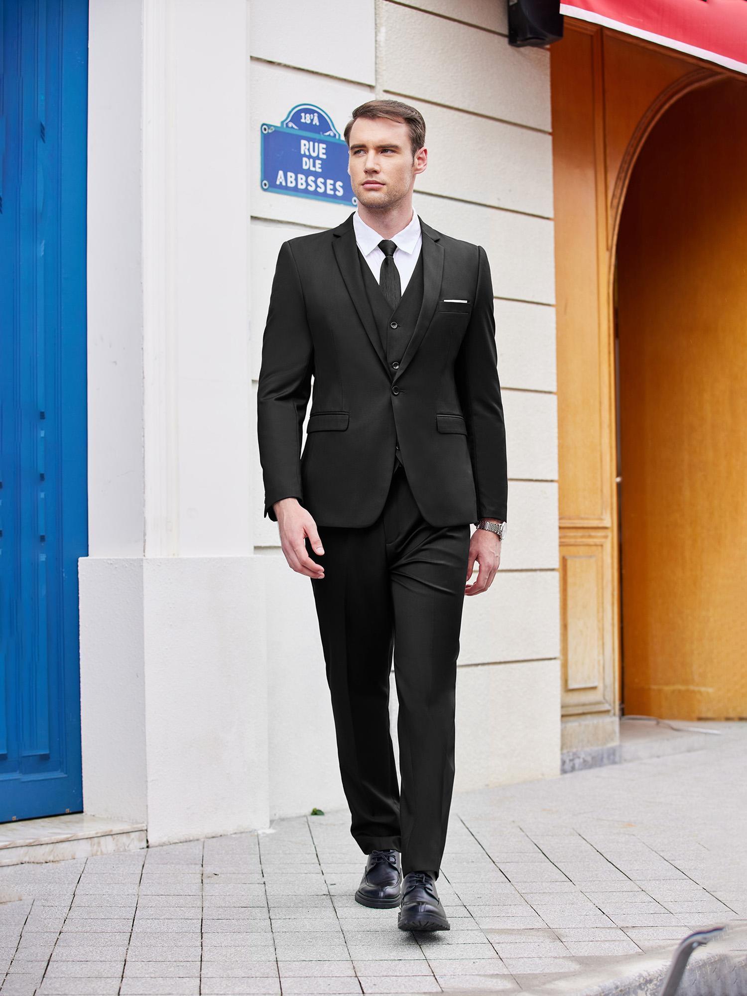 Slim Three Piece Formal Suit