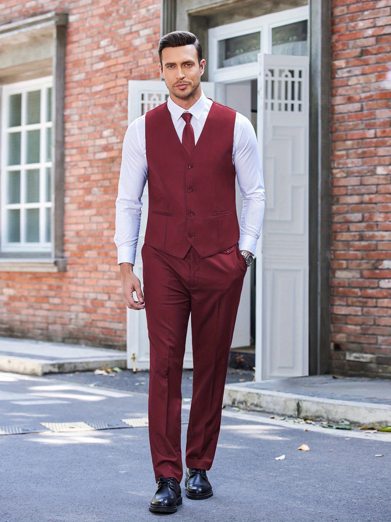 Slim Three Piece Formal Suit