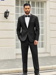 Slim One Button Suit Set