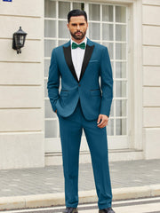 Slim One Button Suit Set