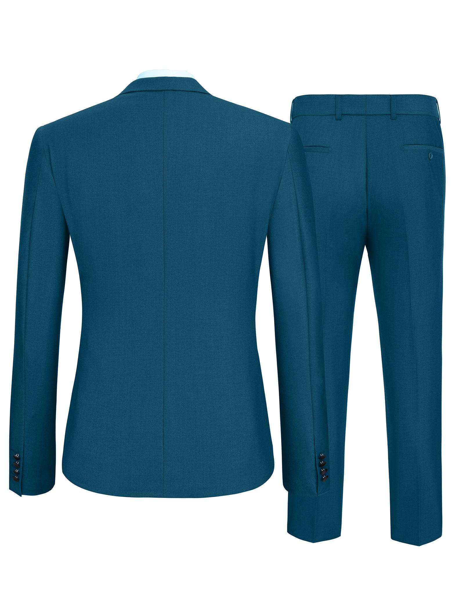 Slim One Button Suit Set