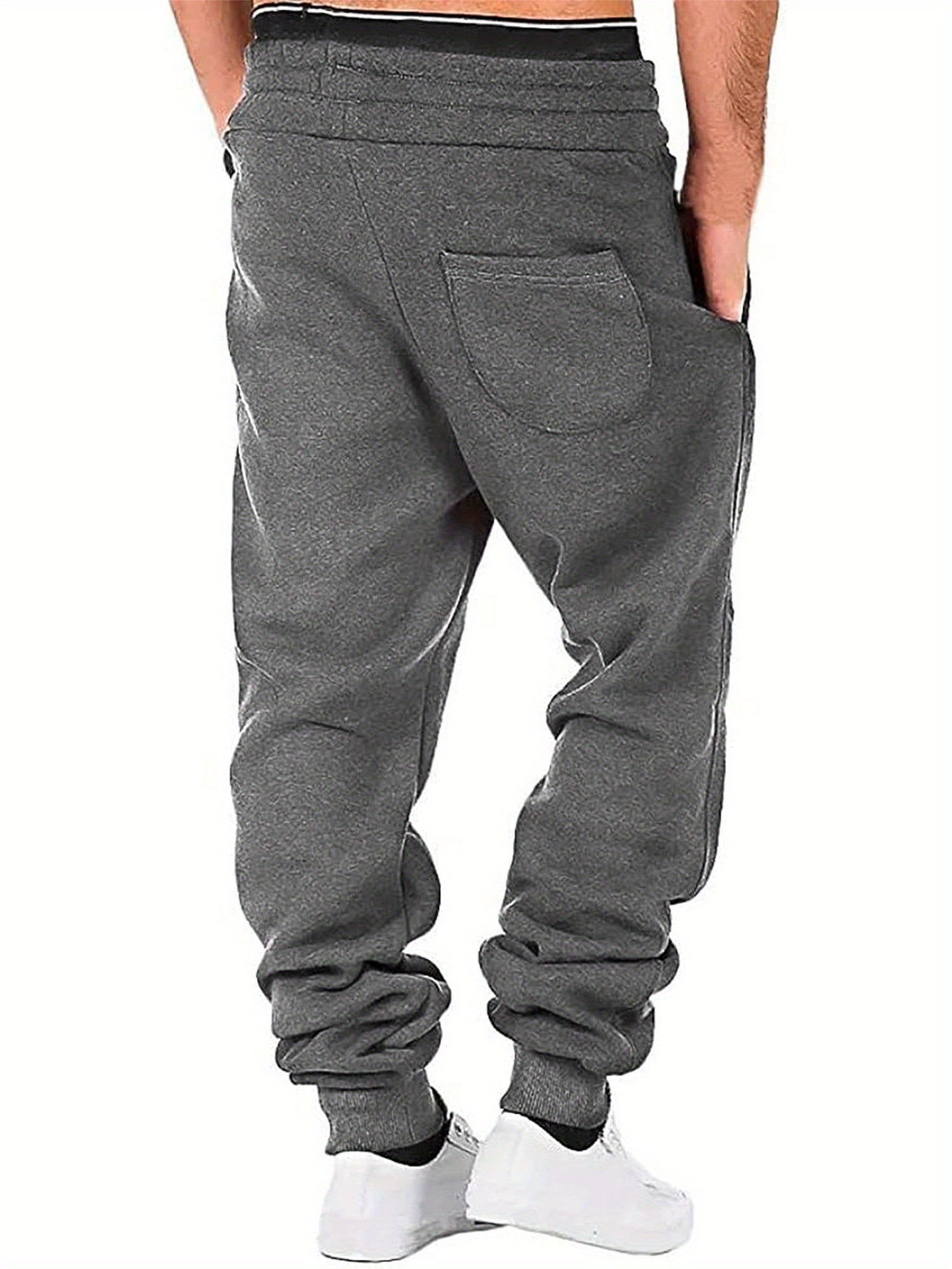 Men’s Elastic-Waist Athletic Pants