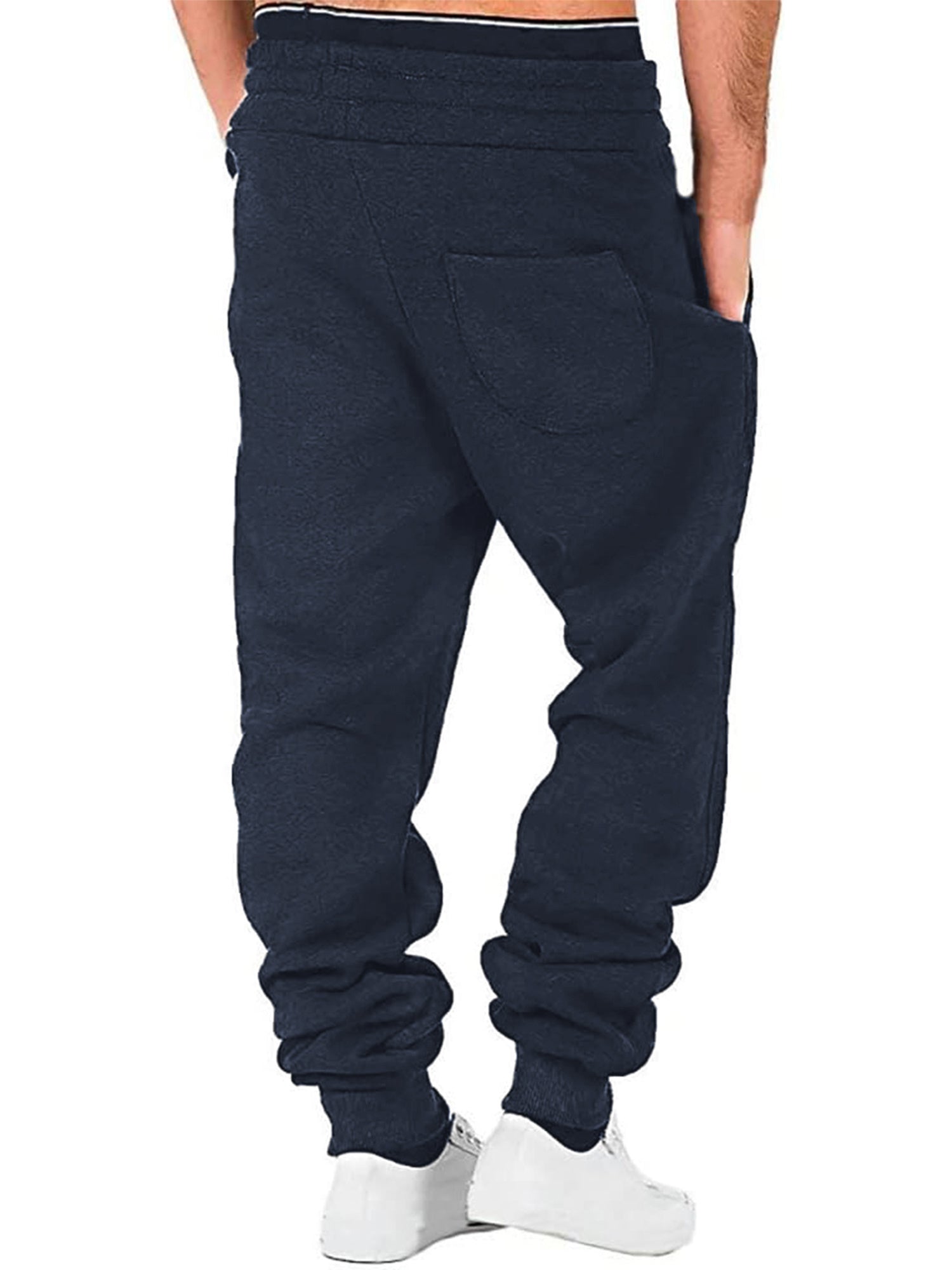 Men’s Elastic-Waist Athletic Pants