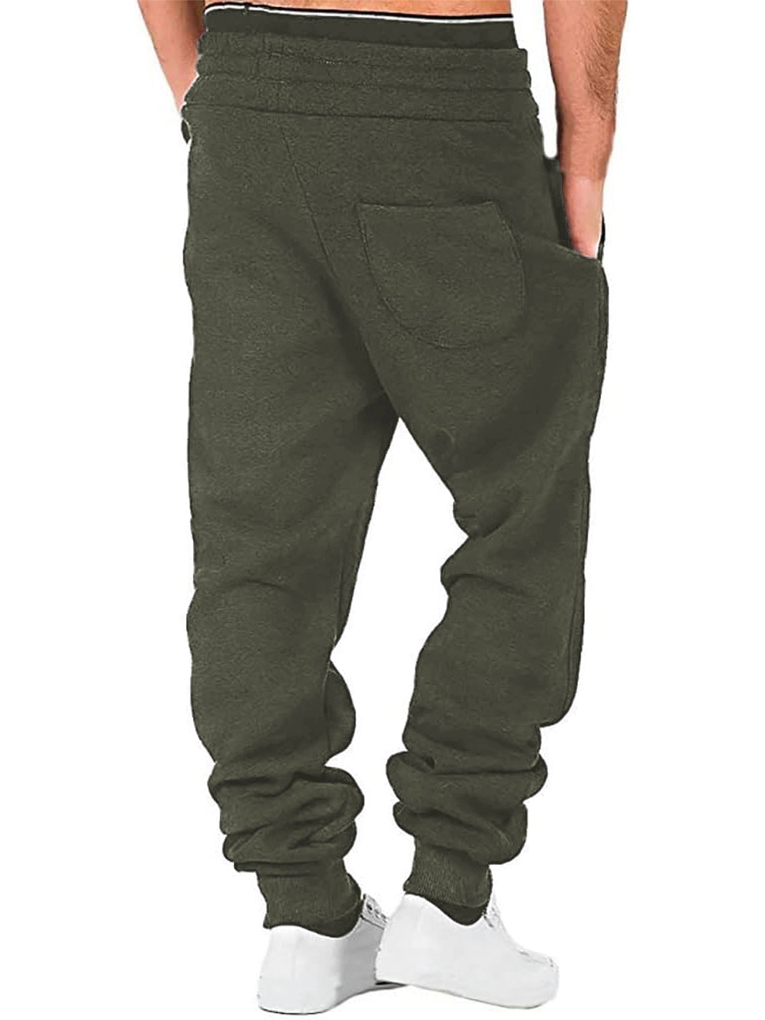 Men’s Elastic-Waist Athletic Pants