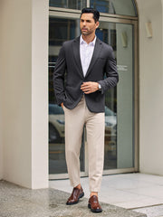 Men’s One-Button Lightweight Knit Blazer