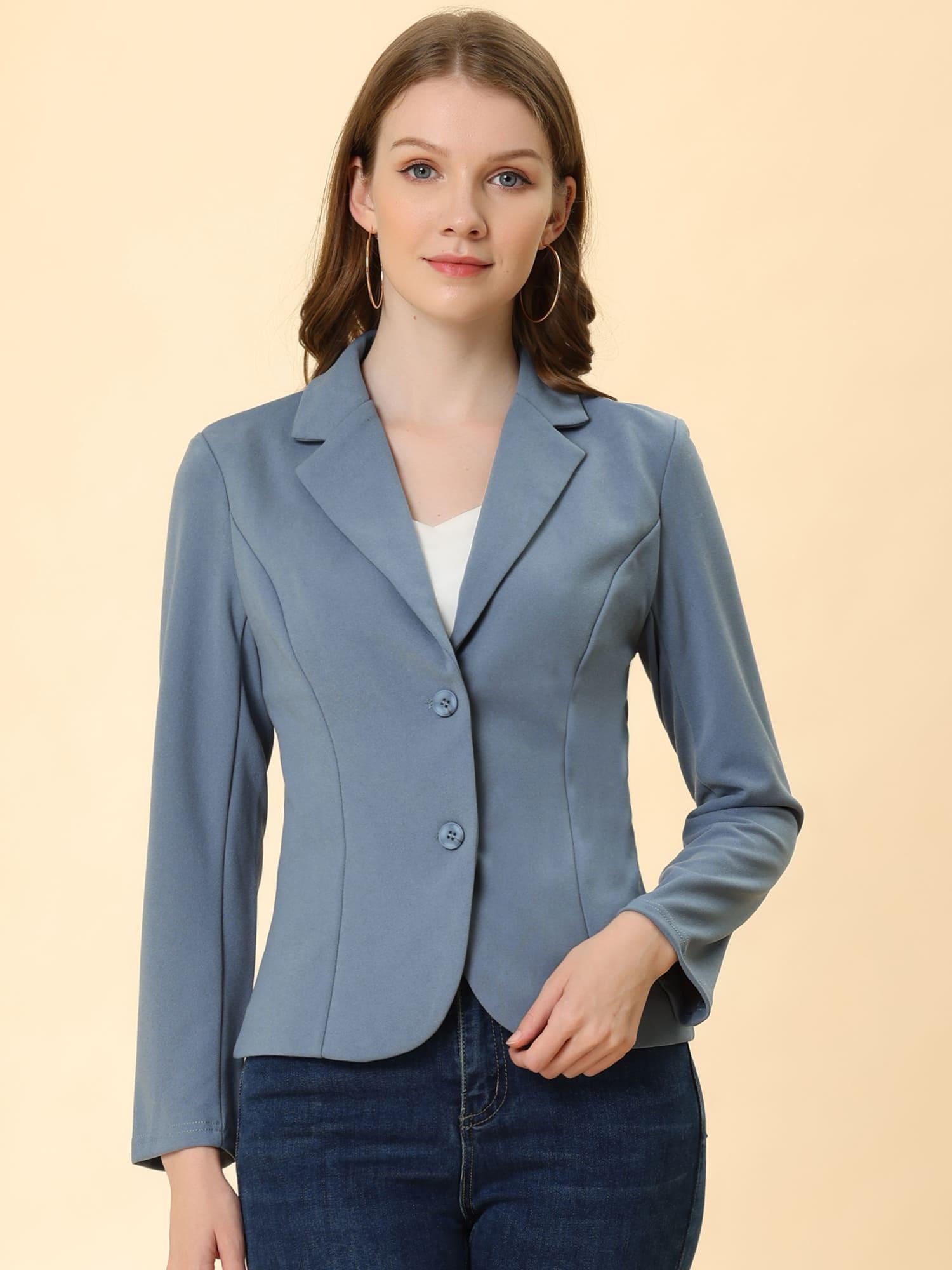 Sleek Stretch Professional Office Blazer