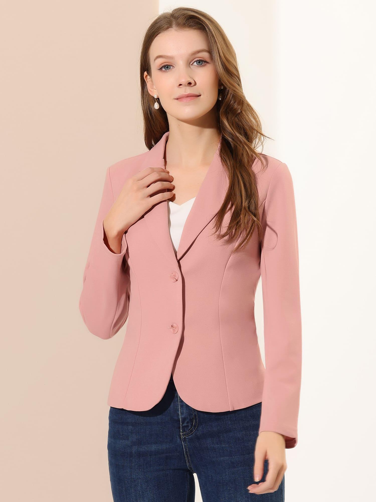 Sleek Stretch Professional Office Blazer