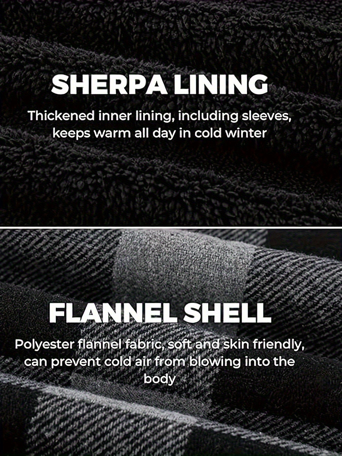 Men’s Heavyweight Plaid Hooded Winter Jacket – 2-Piece Set