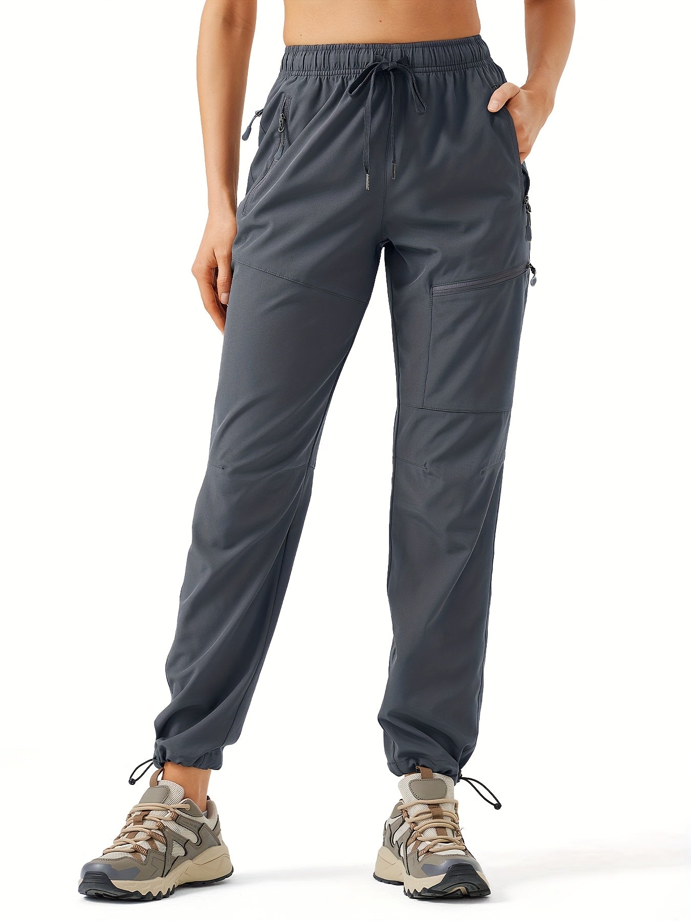 Women Lightweight Drawstring Jogging Pants