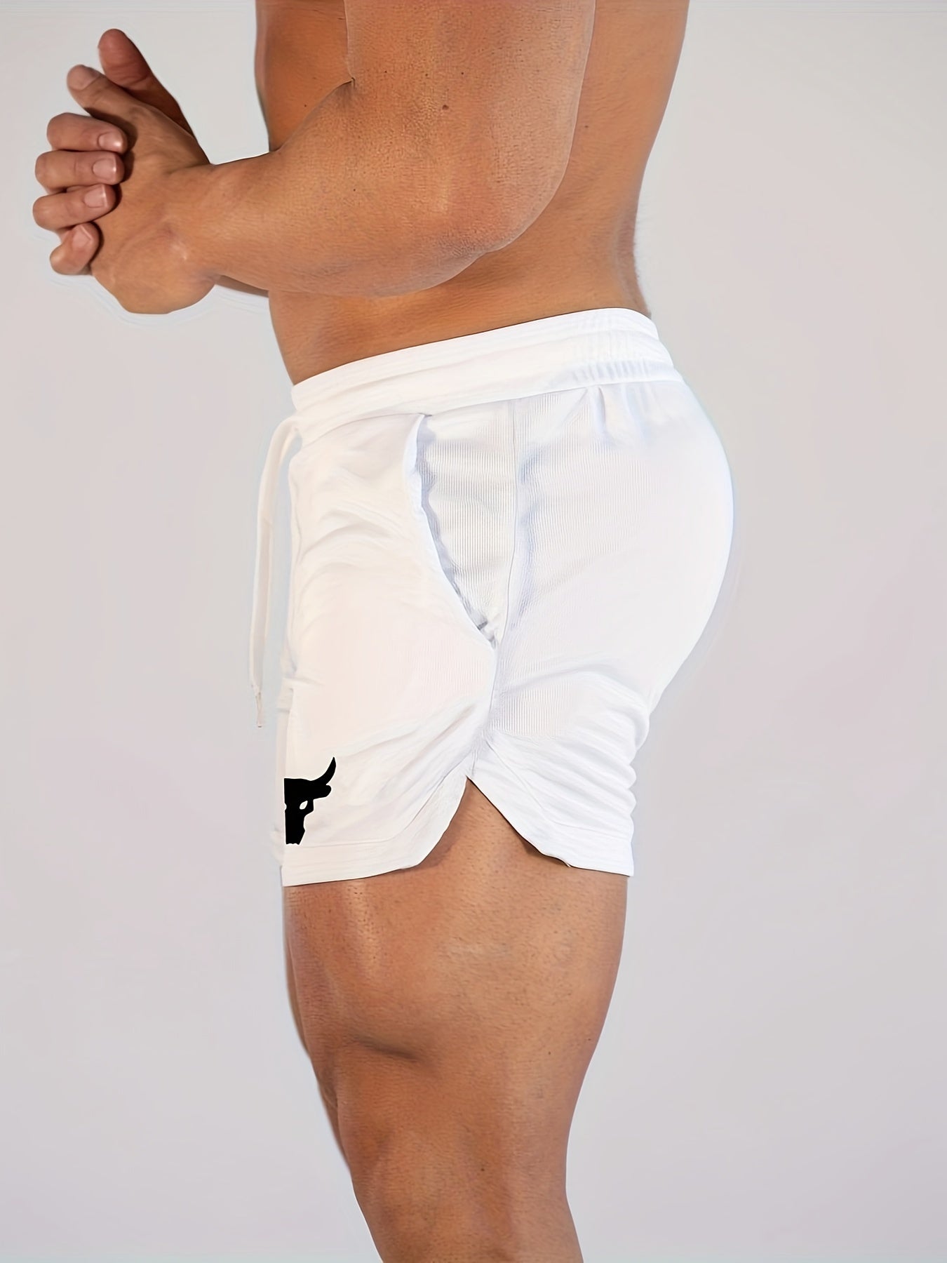 Men’s Bull Print Running Shorts
