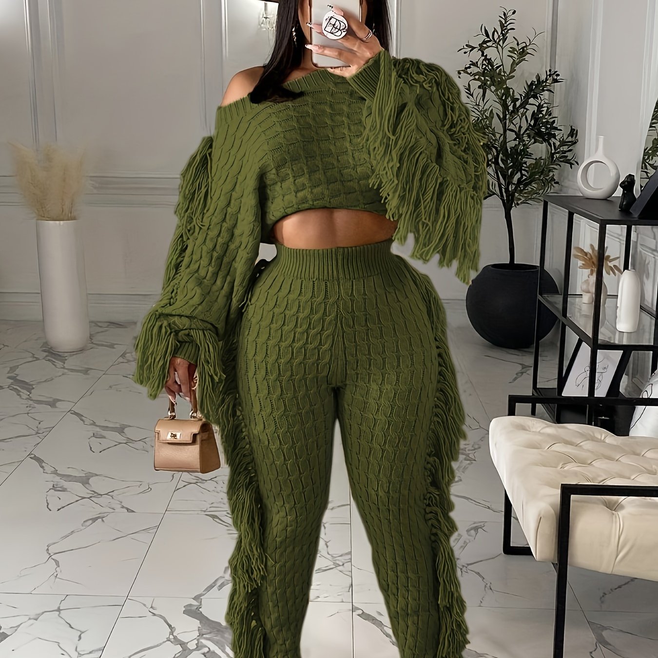Knit Sweater Lounge Set