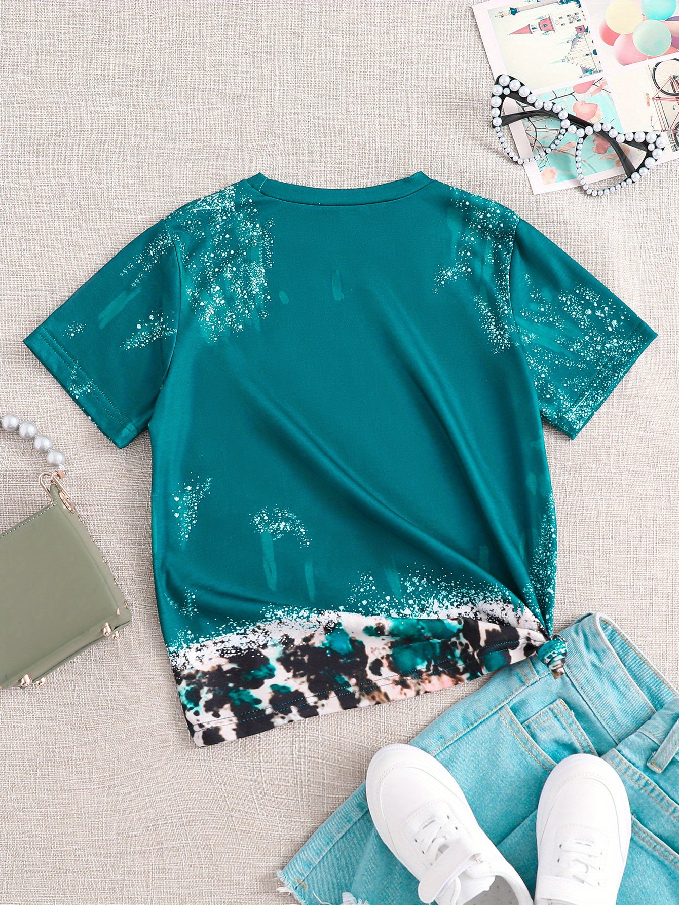 Leopard Letter Summer Tee