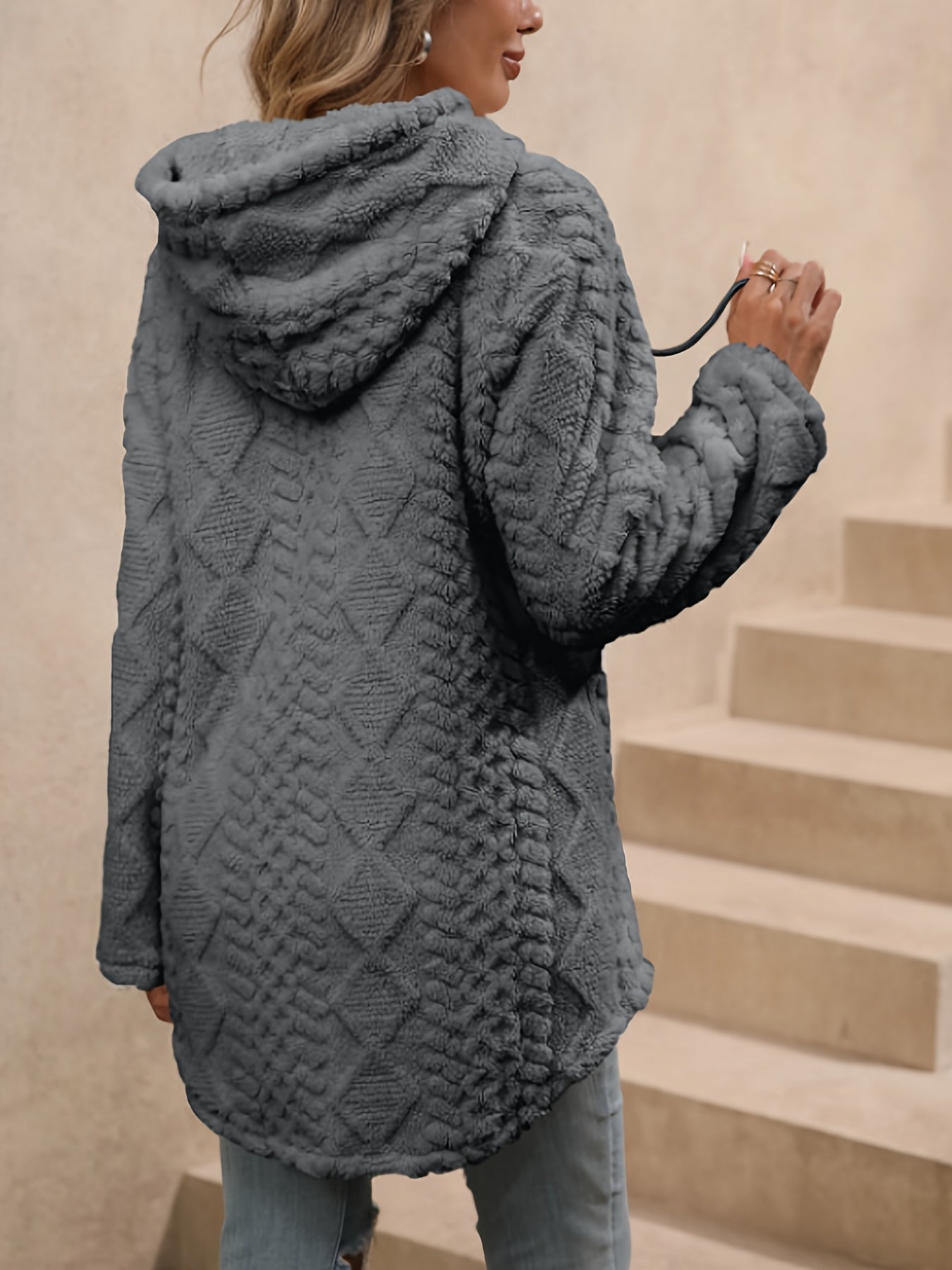 Women’s Plush Hooded Winter Jacket