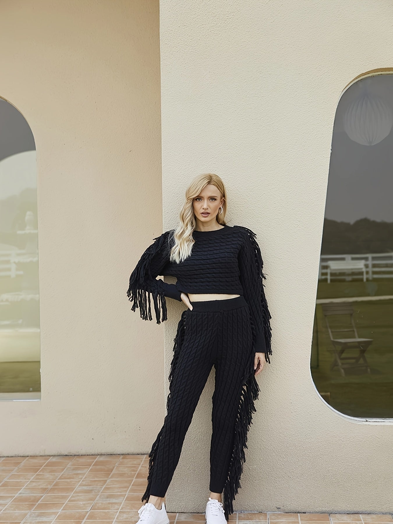 Knit Sweater Lounge Set