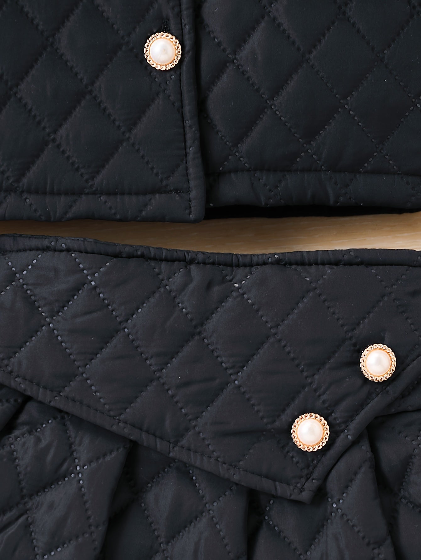 Girls’ Winter Jacket & Mini Skirt Set