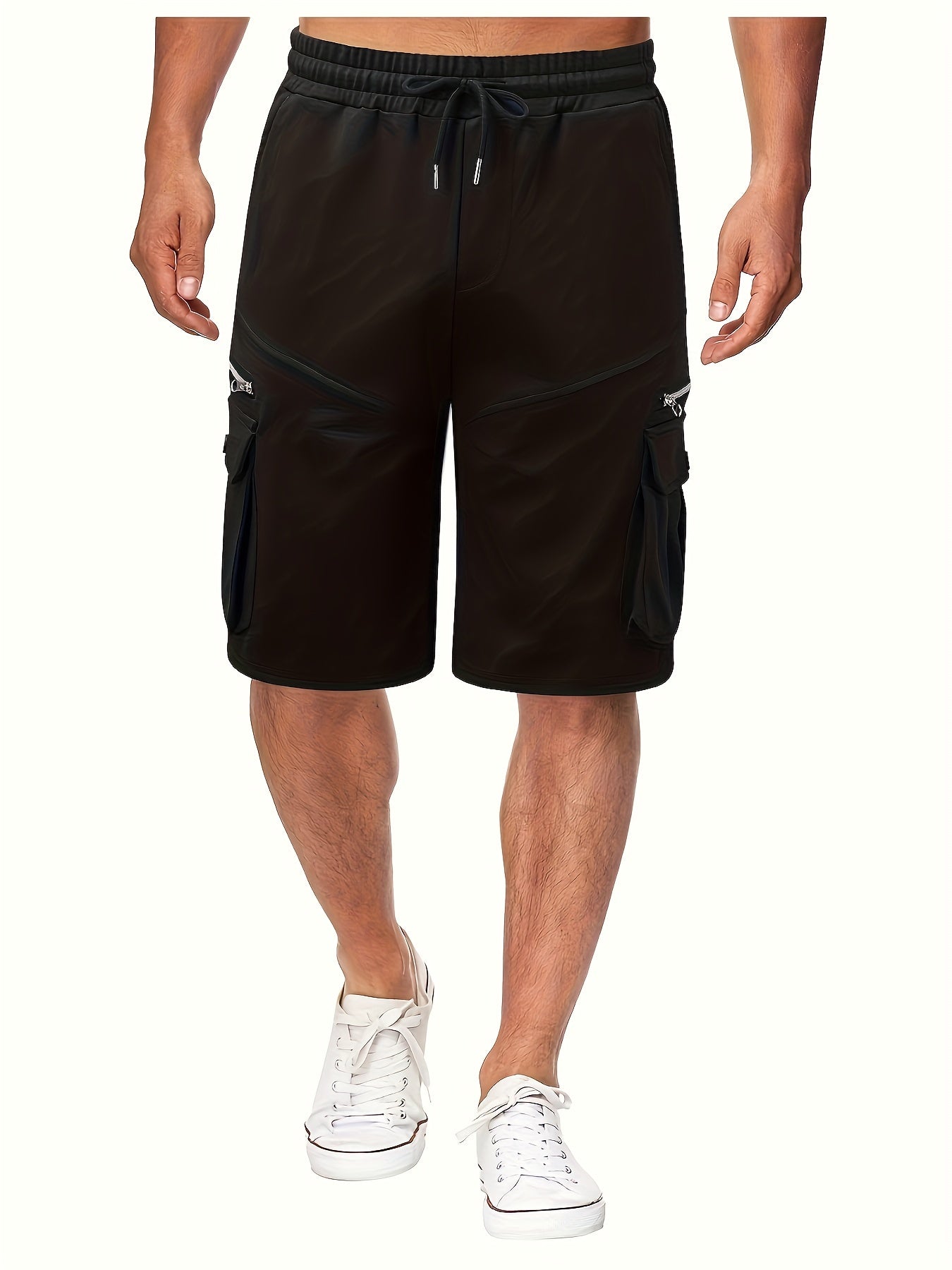 Zip Pocket Cargo Shorts