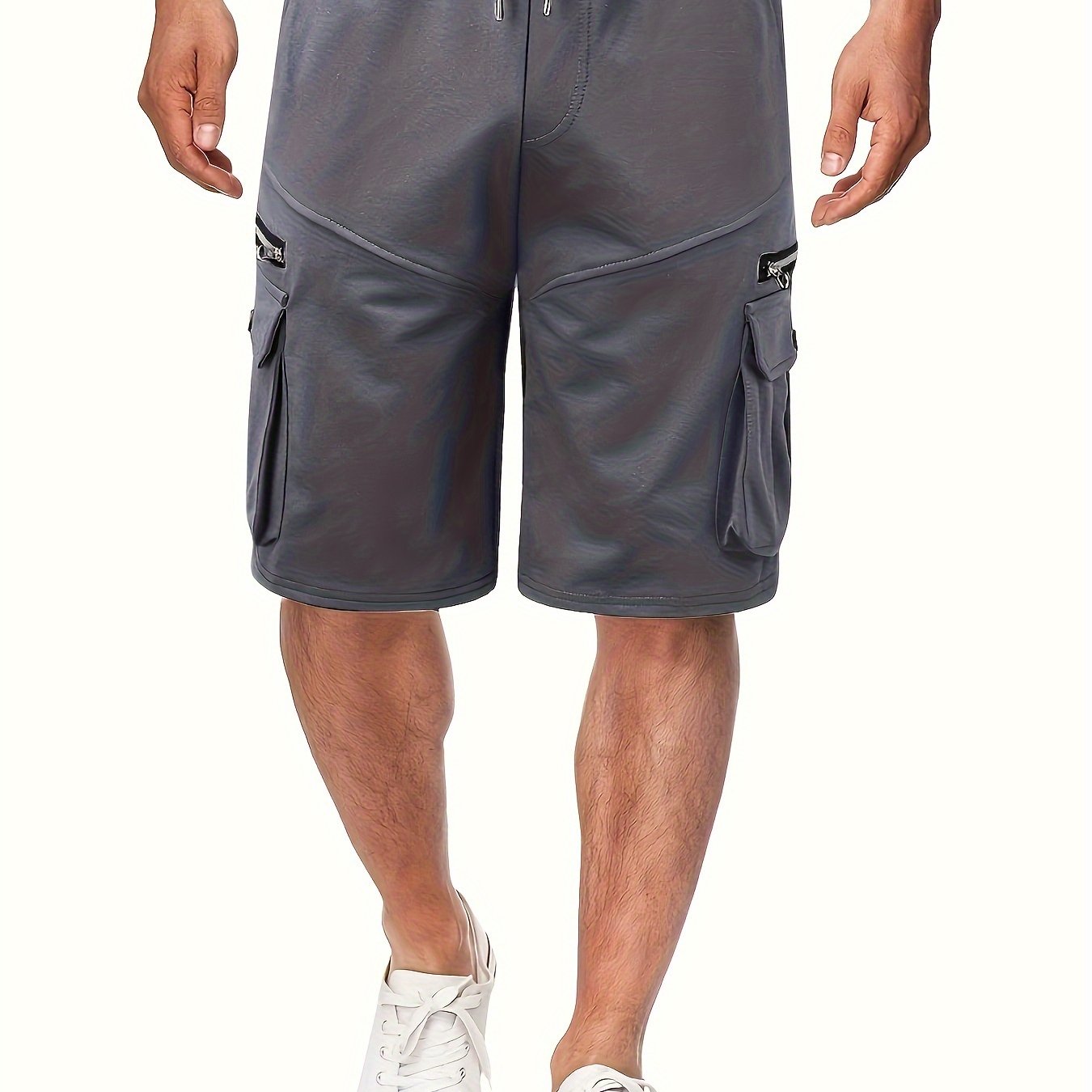Zip Pocket Cargo Shorts