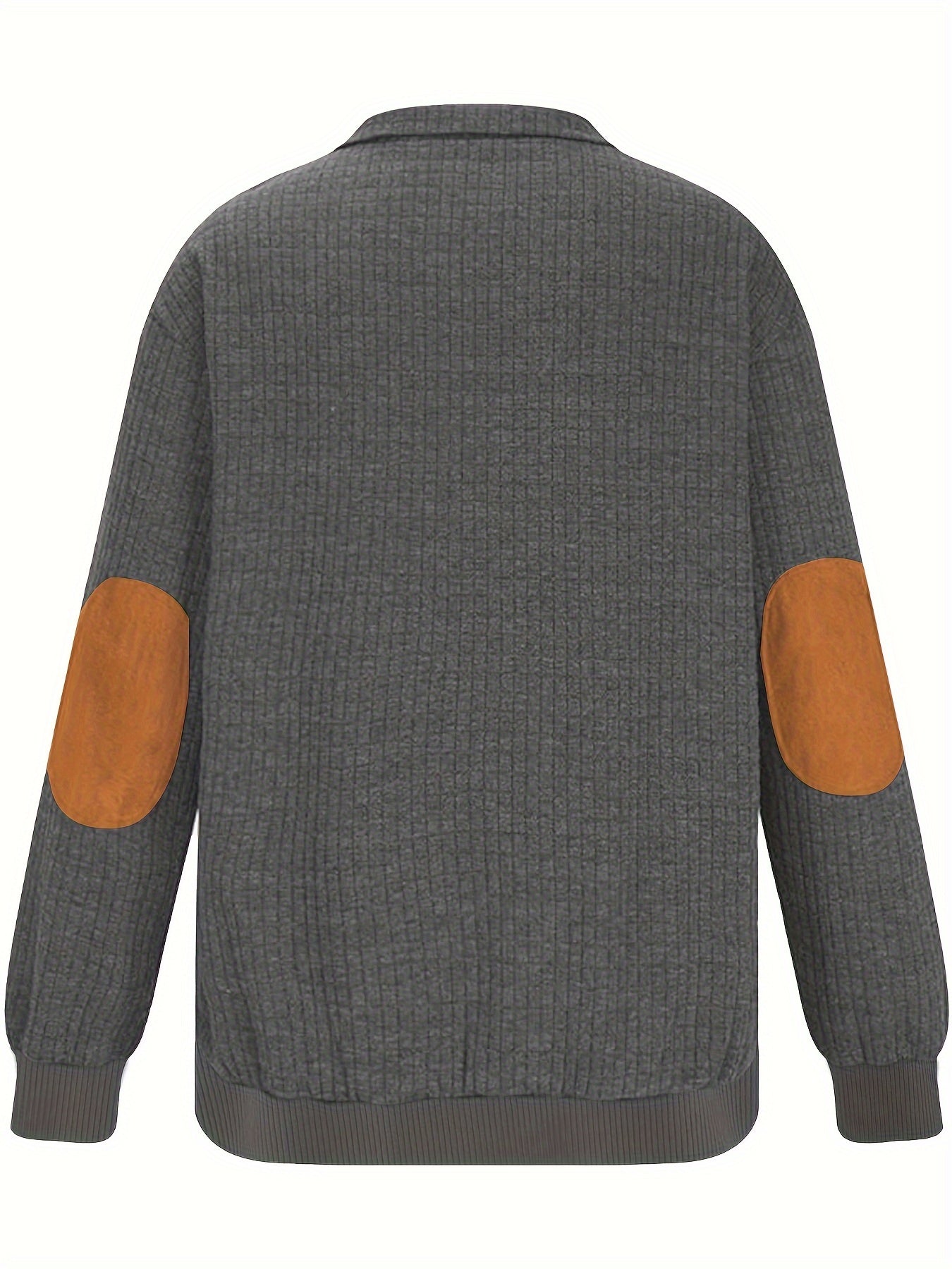 Plaid Stand Knit Top