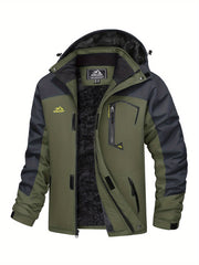 Men’s Fleece-Lined Winter Ski Jacket