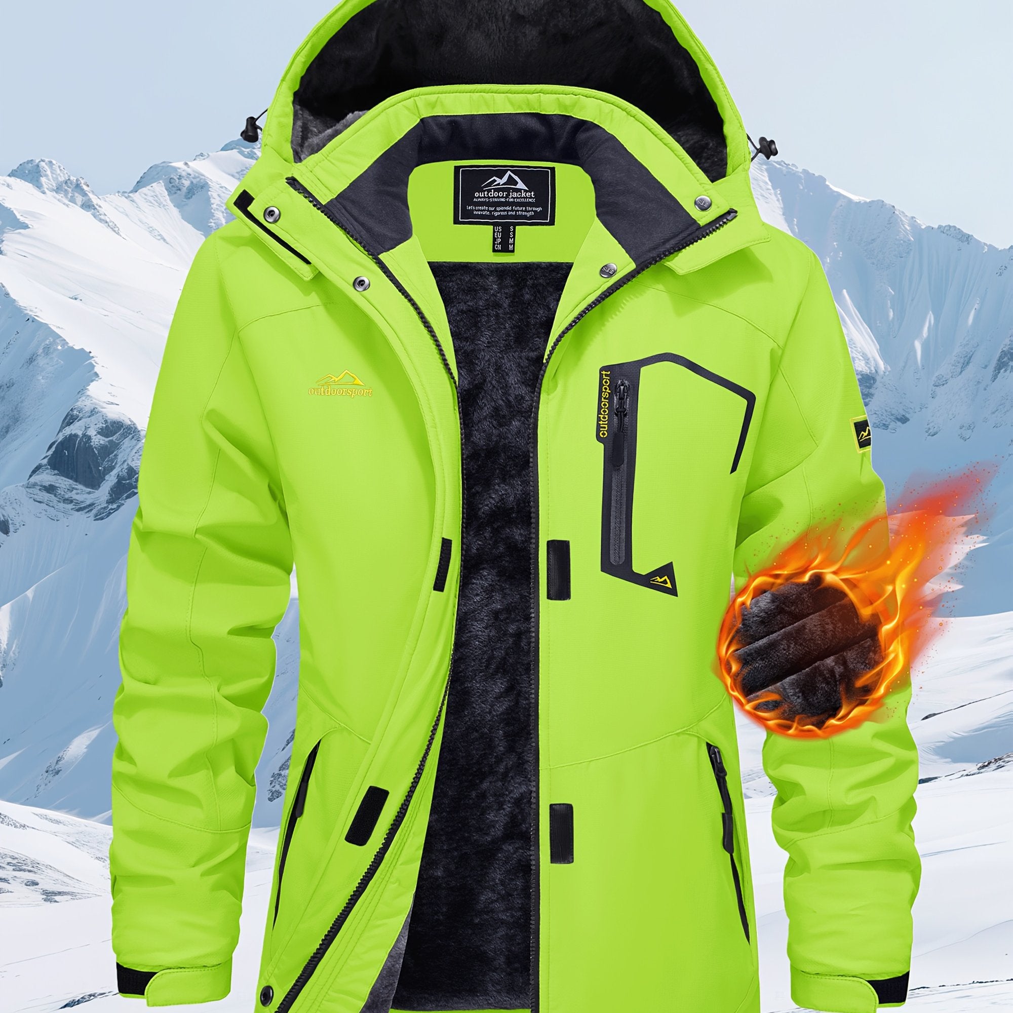 Women’s Windproof Softshell Fleece Winter Jacket