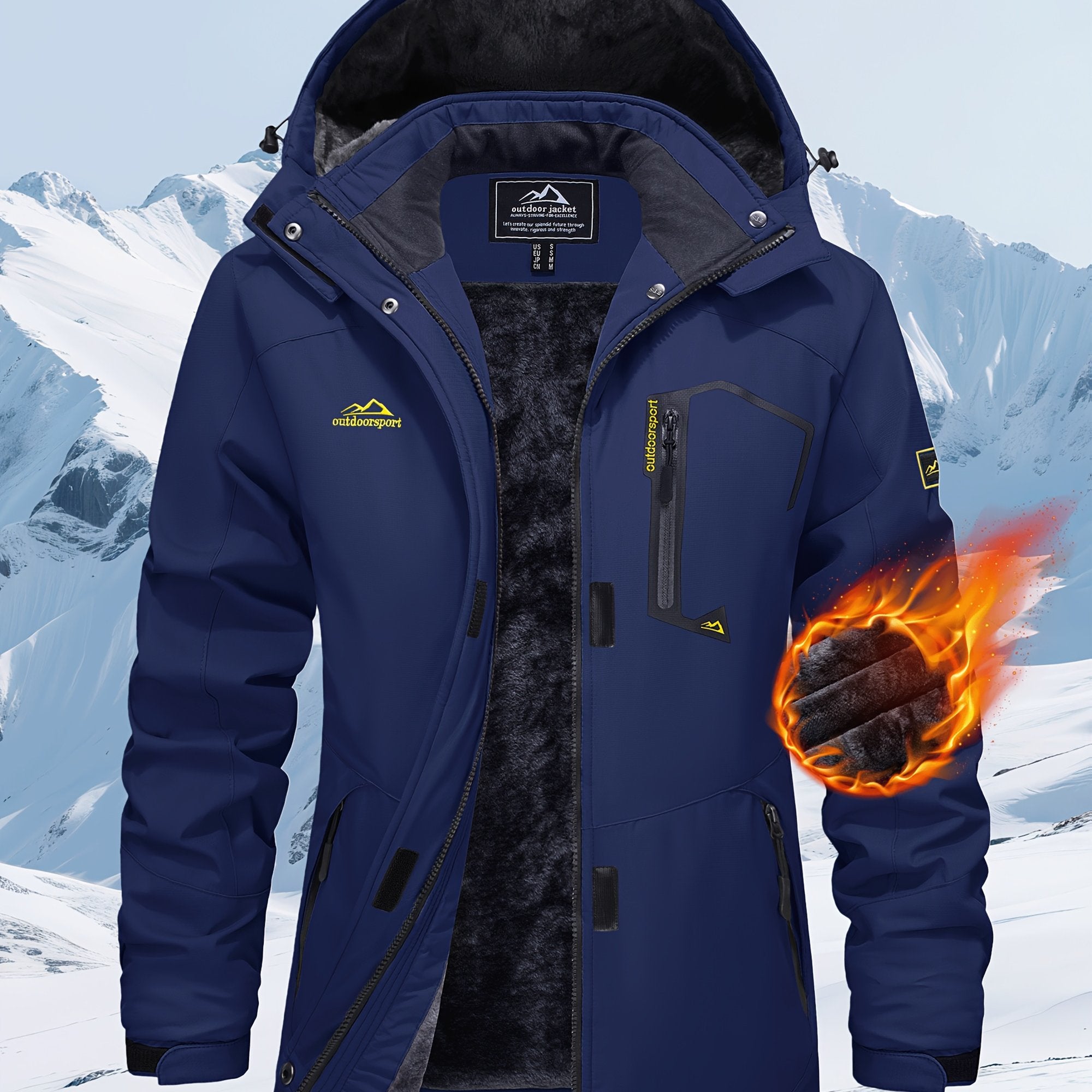 Women’s Windproof Softshell Fleece Winter Jacket