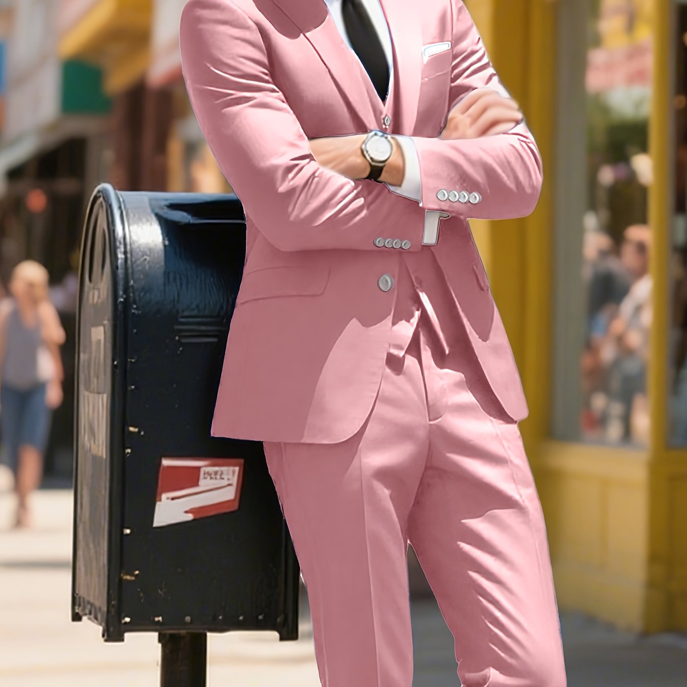 Men’s 3-Piece Slim Fit Suit Set