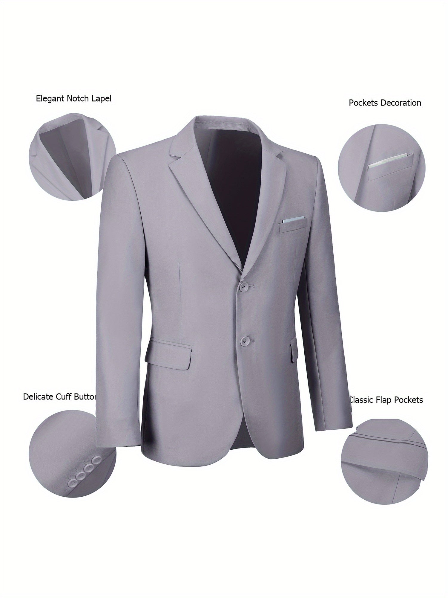 Men’s 3-Piece Fit Suit Set