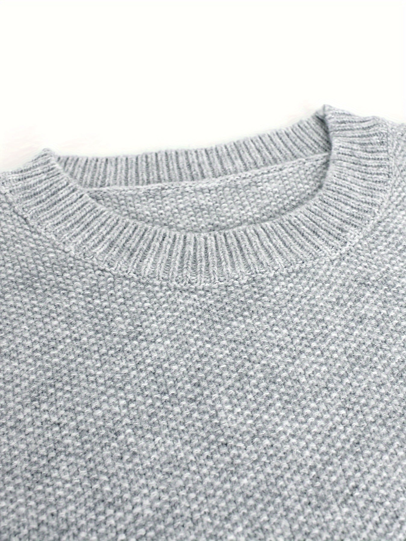 Rib Knit Crew Pullover