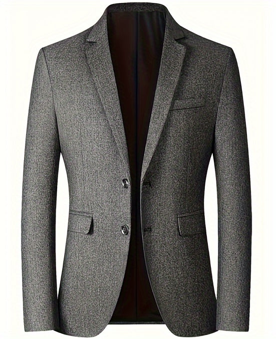 Slim Single Woven Blazer