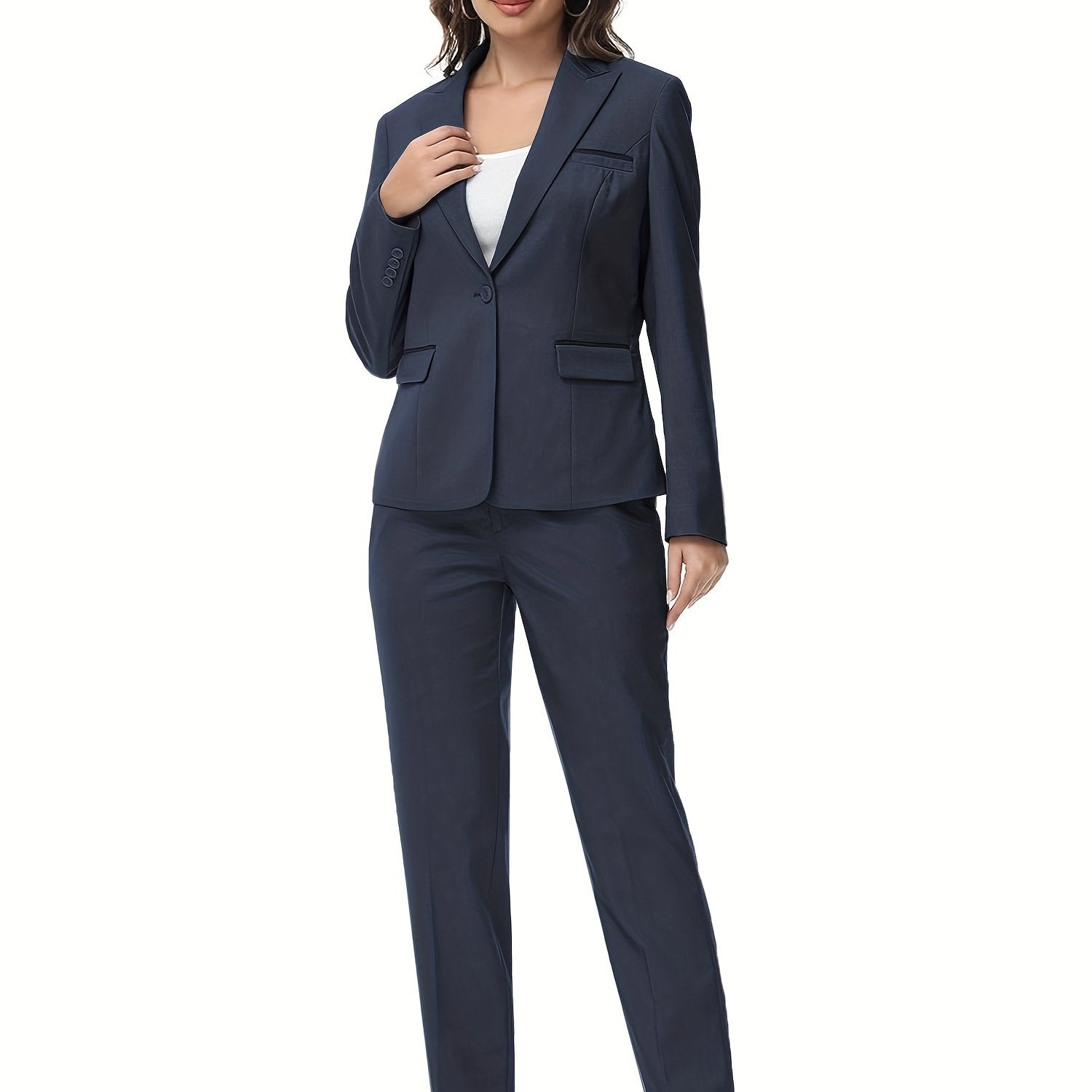 Elegant Matching Two Piece Work Set