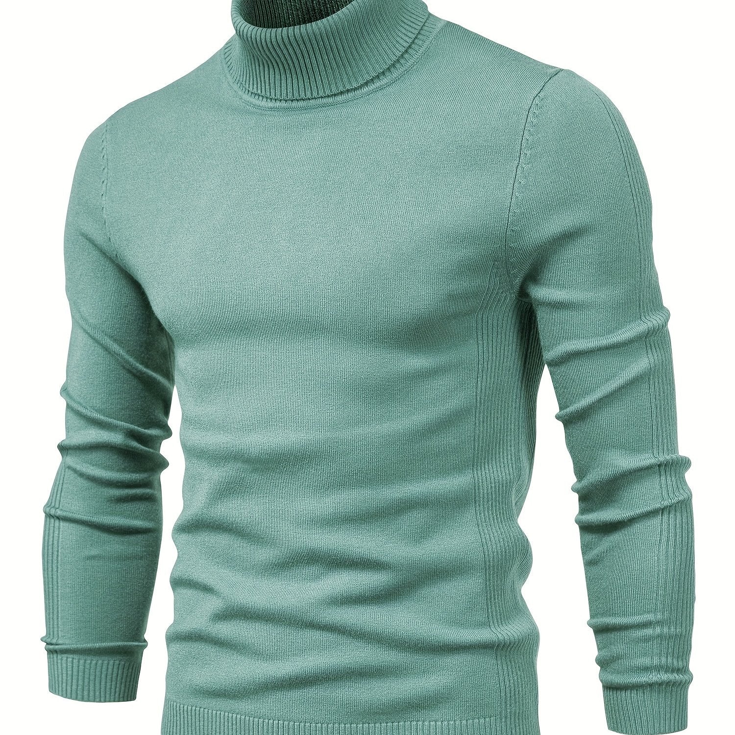 Stretch Turtleneck Knit