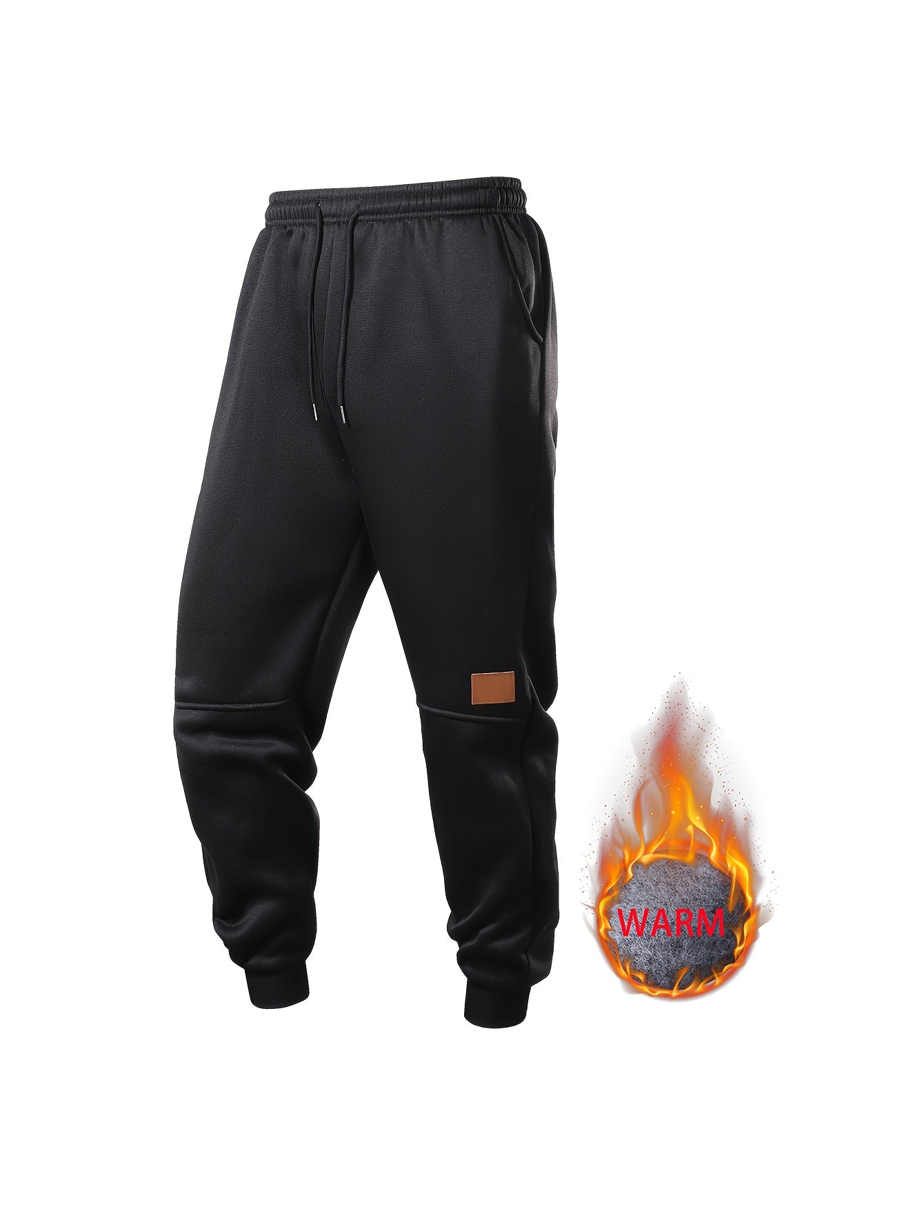 Men’s Fleece-Lined Sports Pants 2pcs