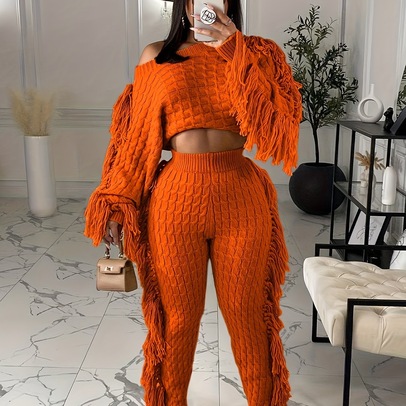 Knit Sweater Lounge Set