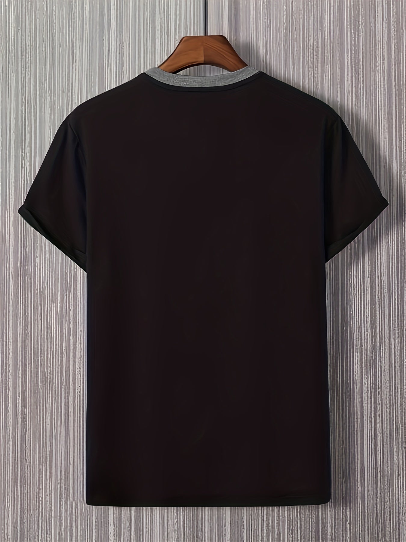 Men’s Rose Color-Block Print T-Shirt